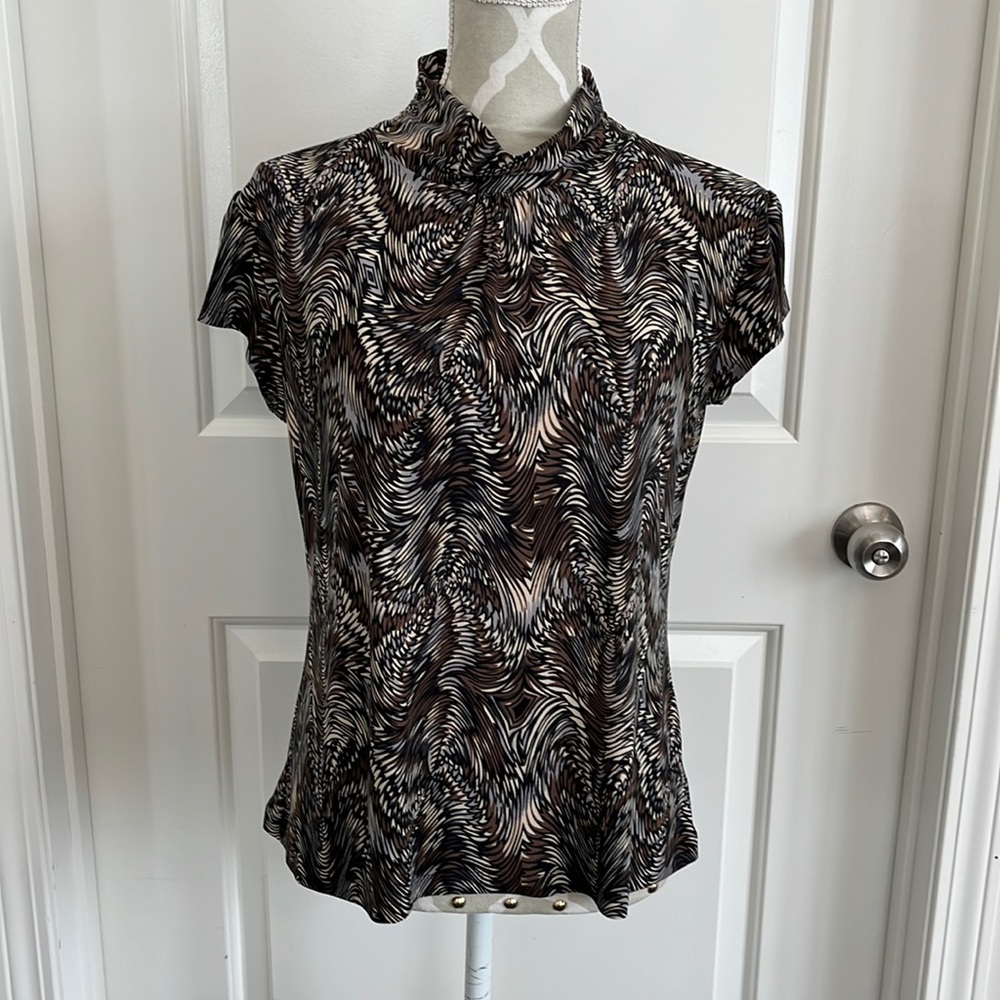 Melanie Lynne mock turtleneck top